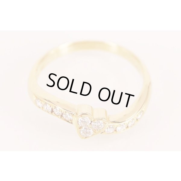 ニナリッチ　K18 ダイアイリリング 3.40g　拡大