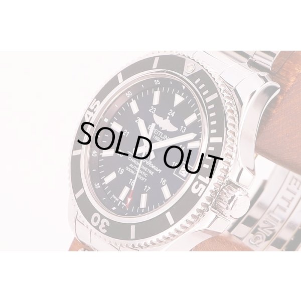 ブライトリング　スーパーオーシャンII４２　Ａ１７３６５　黒棒文字盤　サイド拡大