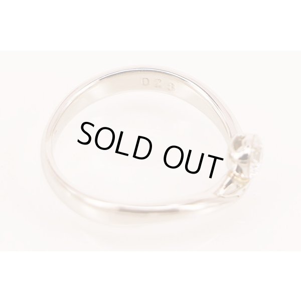 スタージュエリー　PT950 ダイアイリリング 0.28ct 3.70g　刻印(2)