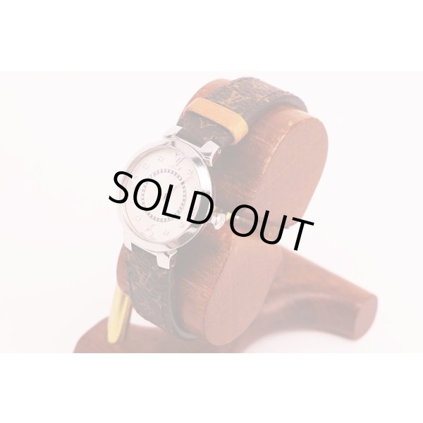 ルイヴィトン　タンブール　Ｑ１２ＭＧ＊Ｂ　銀文字盤 １０Ｐ　サイド