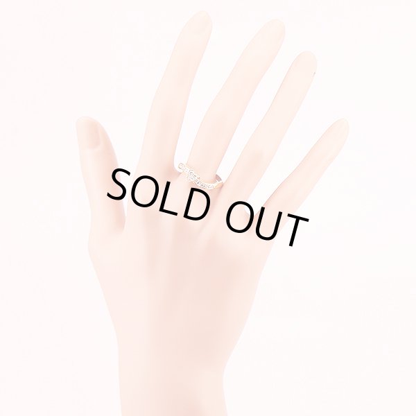 ニナリッチ　K18 ダイアイリリング 3.40g　装着イメージ