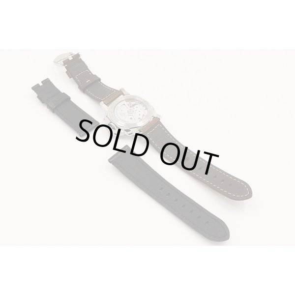 パネライ　ルミノール１９５０ＧＭＴ　ＰＡＭ０１５３７　黒文字盤　替えベルト裏面