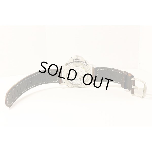 パネライ　ルミノール１９５０ＧＭＴ　ＰＡＭ０１５３７　黒文字盤　革ベルト