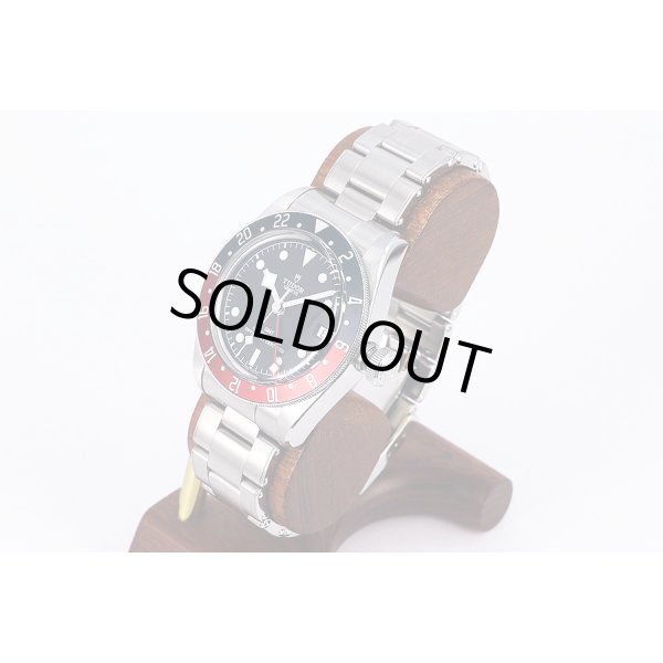 チューダー　ヘリテージ　ブラックベイＧＭＴ　７９８３０ＲＢ　黒文字盤　赤黒ベゼル　サイド