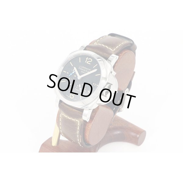 パネライ　ルミノール１９５０ＧＭＴ　ＰＡＭ０１５３７　黒文字盤　サイド