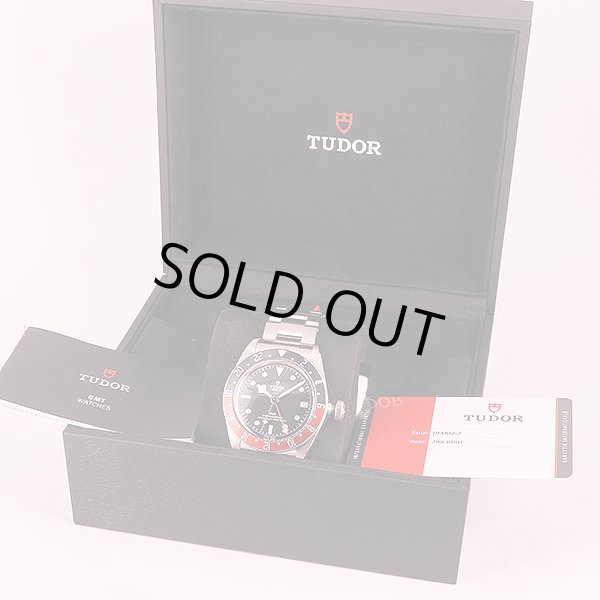 チューダー　ヘリテージ　ブラックベイＧＭＴ　７９８３０ＲＢ　黒文字盤　赤黒ベゼル　箱・保証書