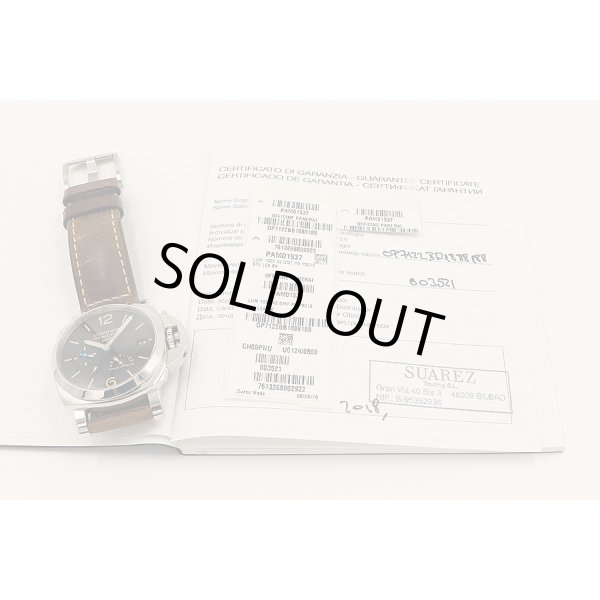 パネライ　ルミノール１９５０ＧＭＴ　ＰＡＭ０１５３７　黒文字盤　保証書(2)