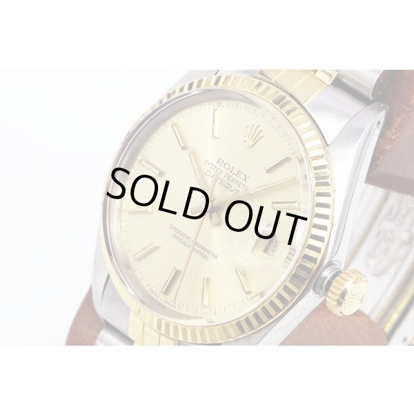 ロレックス　１６０１３　８９２３９５２　シャンパン文字盤　８８年製　サイド拡大