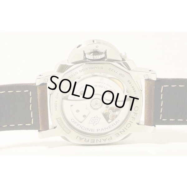 パネライ　ルミノール１９５０ＧＭＴ　ＰＡＭ０１５３７　黒文字盤　裏面拡大