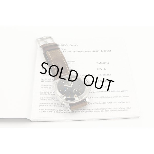 パネライ　ルミノール１９５０ＧＭＴ　ＰＡＭ０１５３７　黒文字盤　保証書