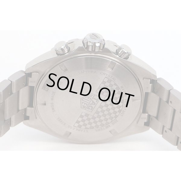 タグホイヤー　フォーミュラー１　クロノ　ＣＡＺ２０１１　ガンメタル文字盤　裏面拡大