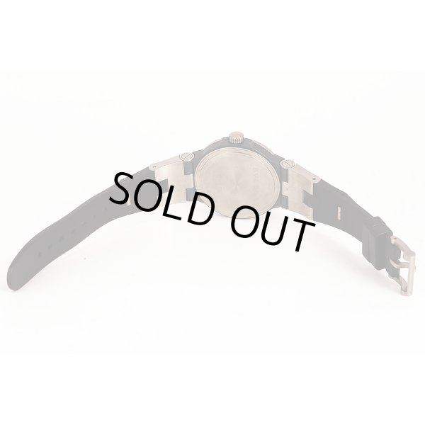 ブルガリ　チタニウム　ＴＩ４４ＴＡ　カーボン文字盤　ラバーベルト