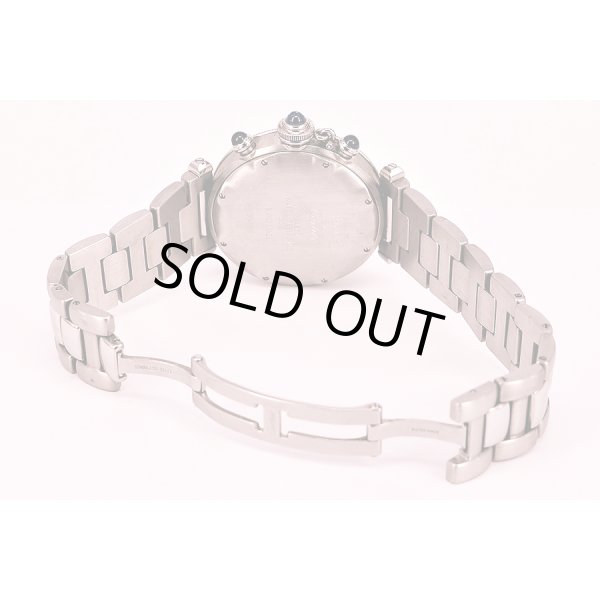 カルティエ　パシャ３８　クロノグラフ　Ｗ３１００４Ｈ３　白文字盤　ブレス