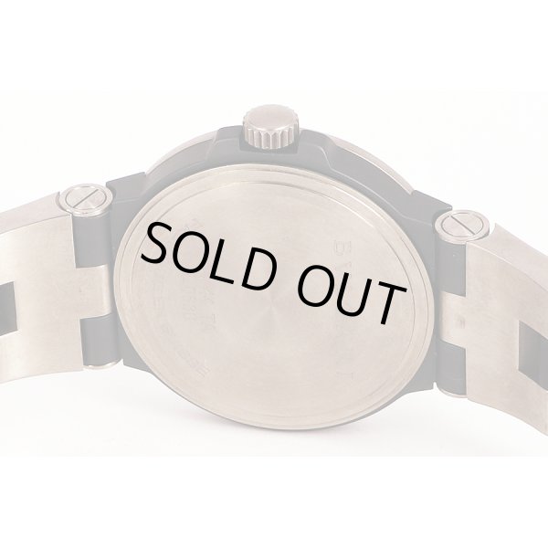 ブルガリ　チタニウム　ＴＩ４４ＴＡ　カーボン文字盤　裏面拡大