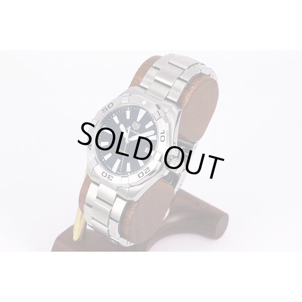 タグホイヤー　アクアレーサー　ＷＢＤ１１１０　黒文字盤　サイド