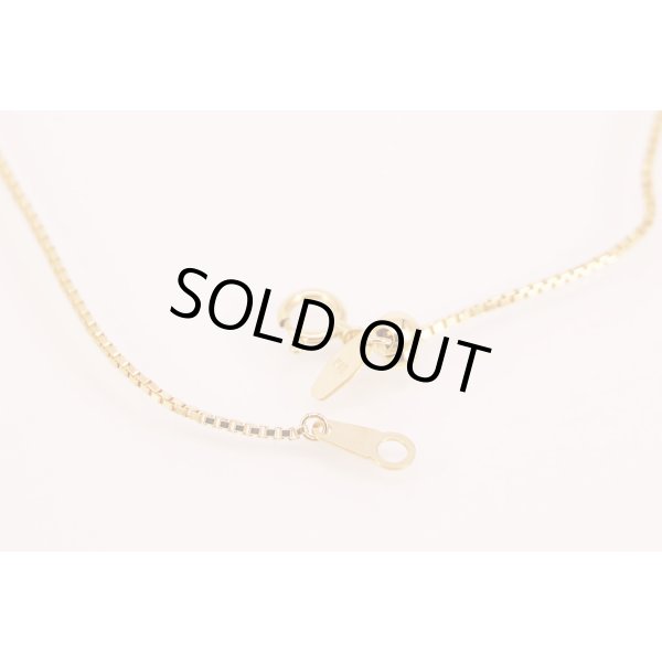 K18PG ピンクサファイアダイアイリペンダントネックレス 2.81ct 0.47ct 10.70g　留め具外したイメージ