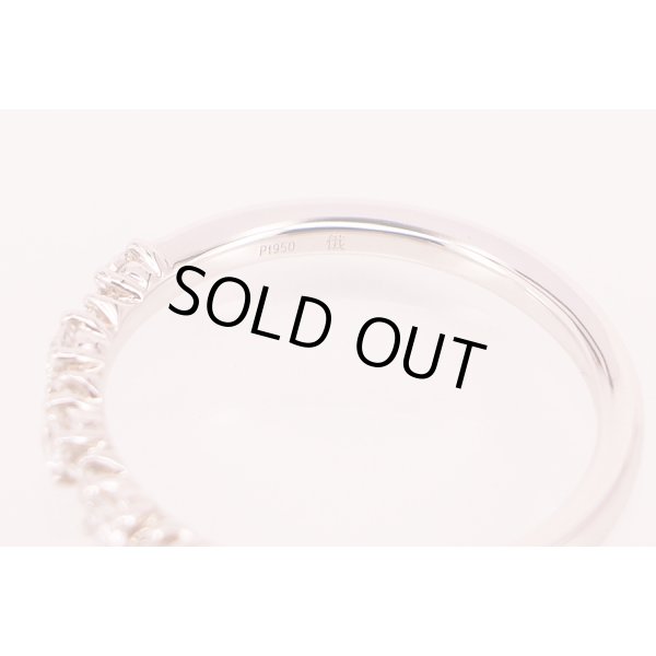 俄　PT950 ダイアイリリング 2.60g　刻印