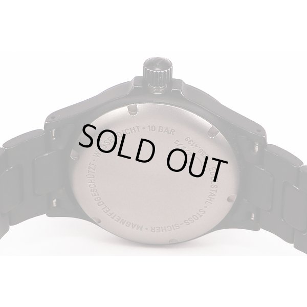 ジン　６５６Ｓ　ブラックＰＶＤ　黒文字盤　裏面拡大