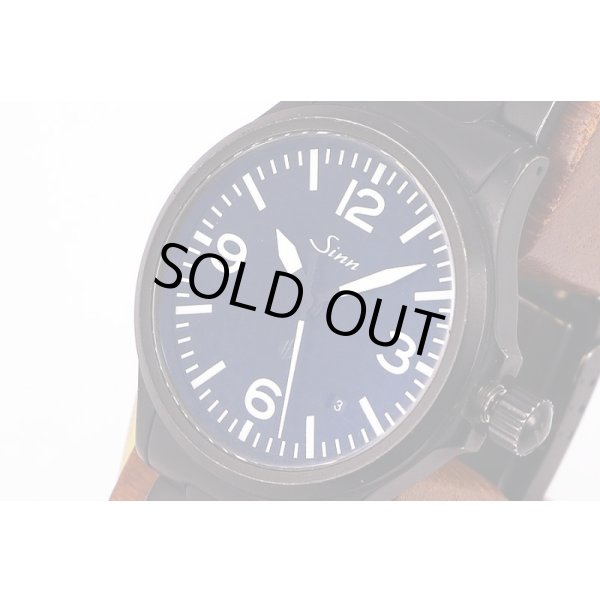 ジン　６５６Ｓ　ブラックＰＶＤ　黒文字盤　サイド拡大