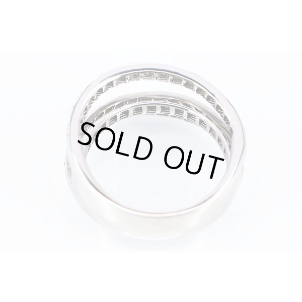 K18WG ダイアイリリング 0.71ct 6.60g　内側