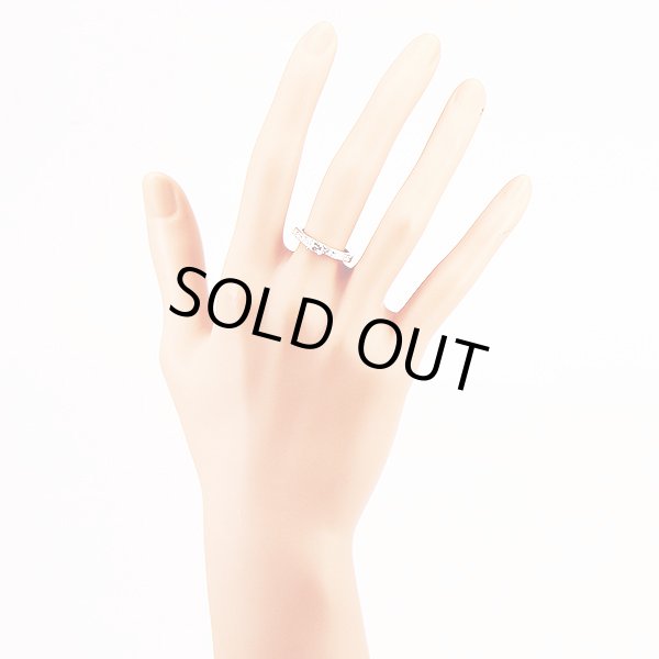 PT950 ダイアイリリング 0.80ct 4.10g　装着イメージ