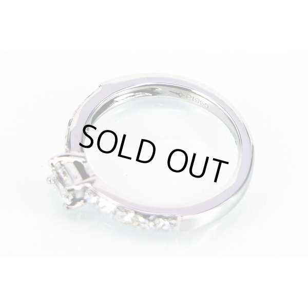 PT950 ダイアイリリング 0.80ct 4.10g　刻印(1)