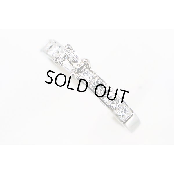 PT950 ダイアイリリング 0.80ct 4.10g　サイド