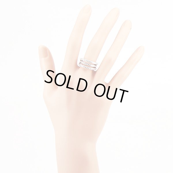 K18WG ダイアイリリング 0.71ct 6.60g　装着イメージ