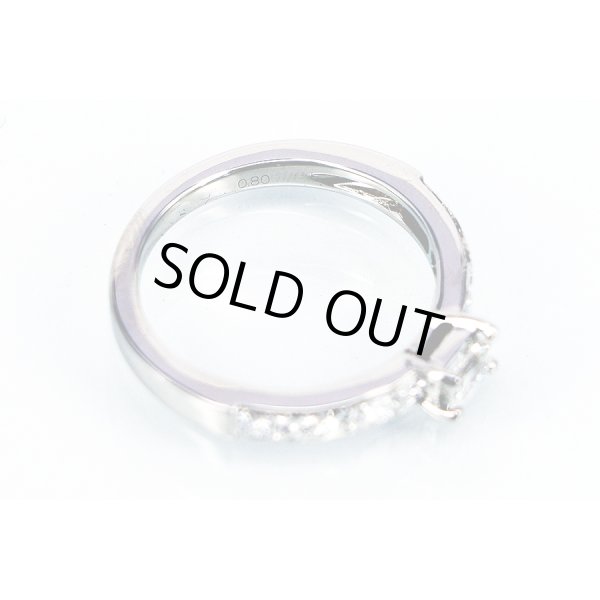 PT950 ダイアイリリング 0.80ct 4.10g　刻印(2)