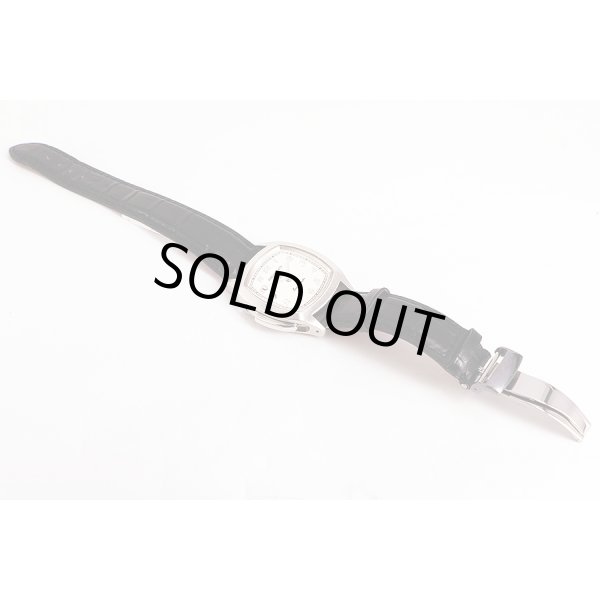 シェルマン　サイドスライドミニッツリピーター　アイボリー文字盤　革ベルト状態　表面