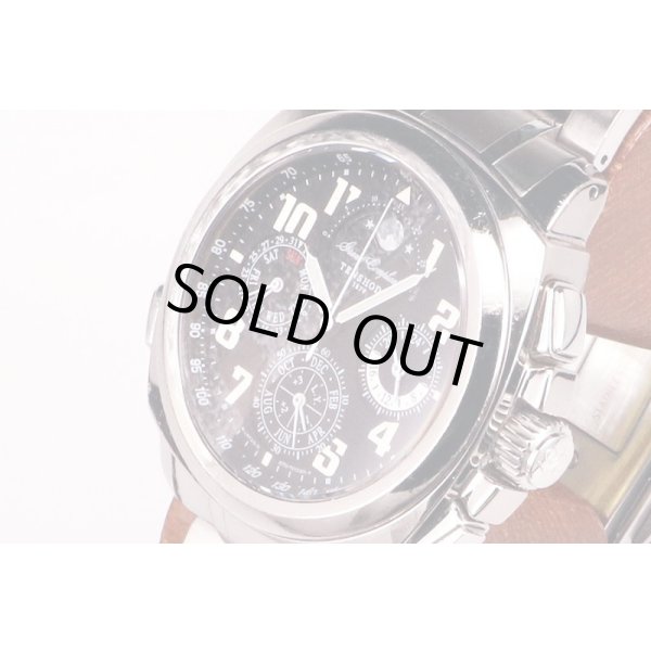 天賞堂　グランドコンプリケーション　スポーツ　黒文字盤　サイド拡大