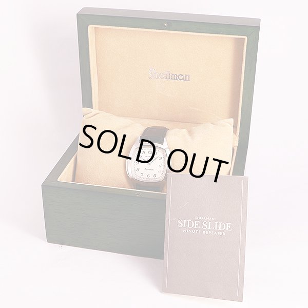 シェルマン　サイドスライドミニッツリピーター　アイボリー文字盤　箱・説明書