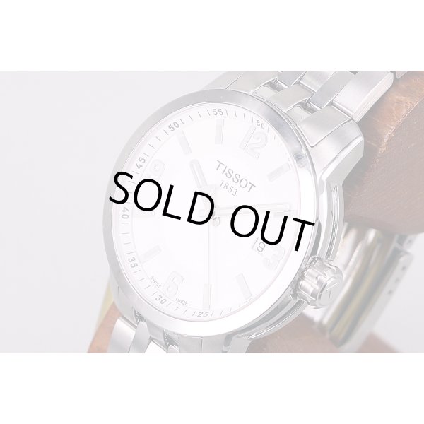 ティソ　ＰＲＣ２００　Ｔ０５５．４１０．１１　銀文字盤　サイド拡大