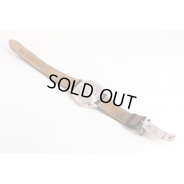 シェルマン　サイドスライドミニッツリピーター　アイボリー文字盤　革ベルト状態　裏面