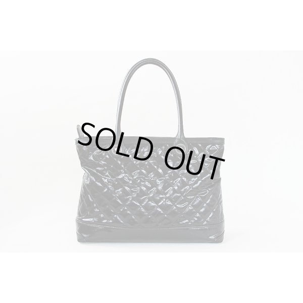 シャネル　トートバック ブラック　裏面