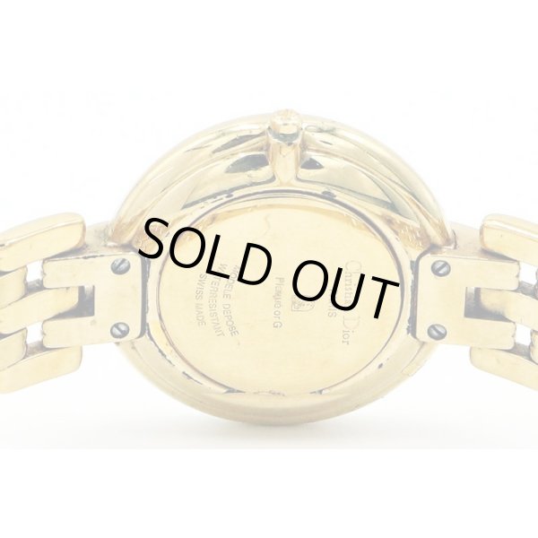 Ｃ・ディオール　バギラ　４７．１５４－２　黒文字盤　裏面拡大