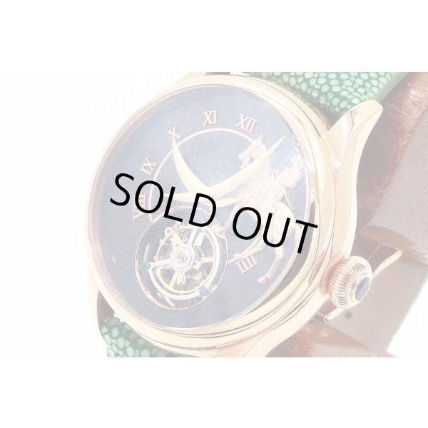 メモリジン　トゥールヴィヨン　伊達政宗　グレー文字盤　サイド拡大