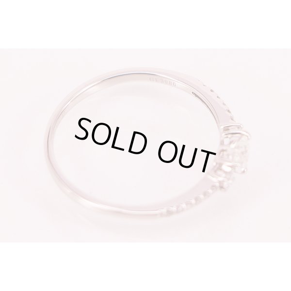 PT900 ダイアイリリング 0.204ct 0.10ct 1.70g　刻印(2)