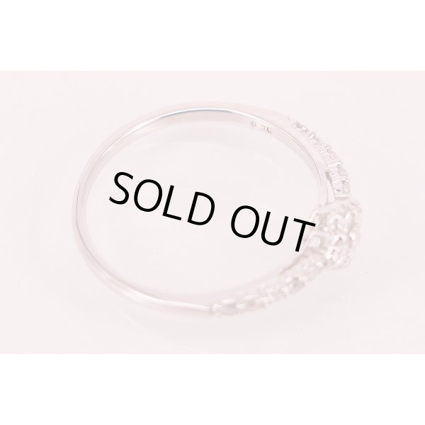 PT900 ダイアイリリング 0.30ct 1.90g 刻印(2)