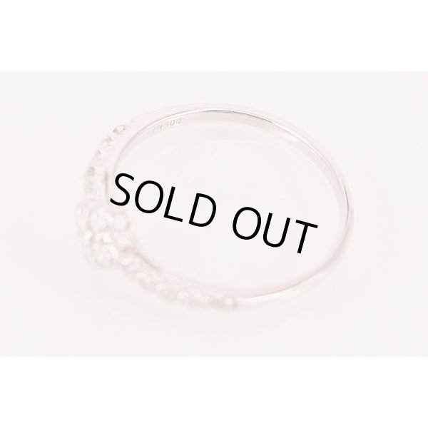 PT900 ダイアイリリング 0.30ct 1.90g 刻印(1)