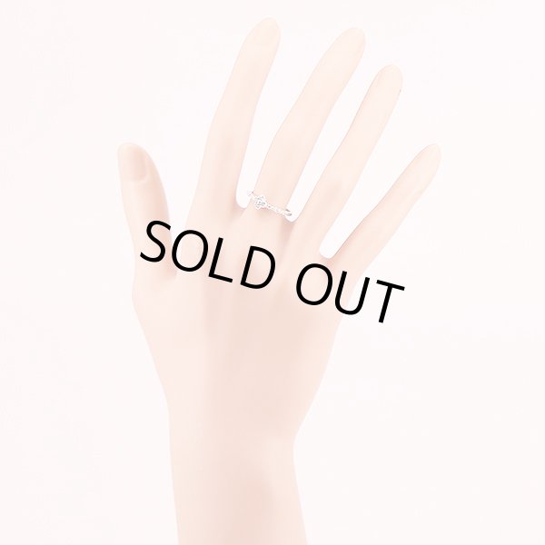 PT900 ダイアイリリング 0.30ct 1.90g 装着イメージ