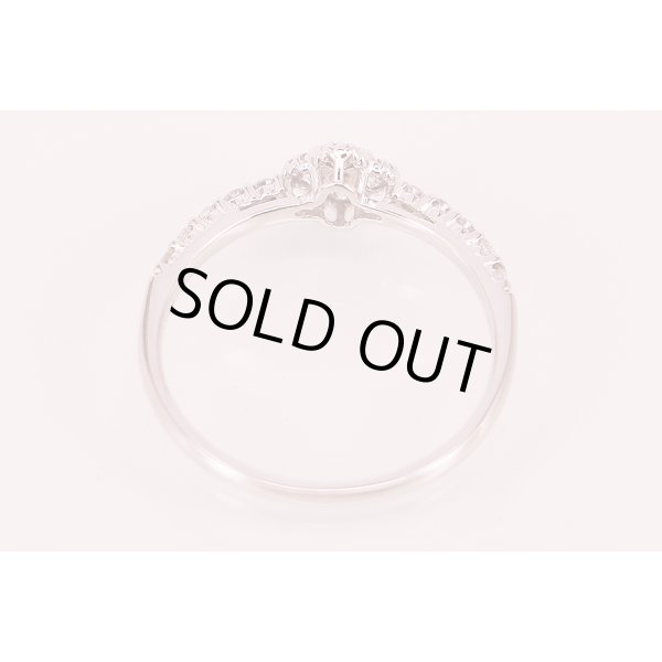 PT900 ダイアイリリング 0.30ct 1.90g 内側