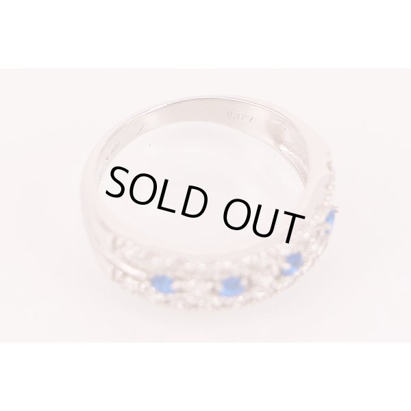 PT900 アウイナイトダイアイリリング 0.127ct 0.70ct 5.20g　刻印(2)