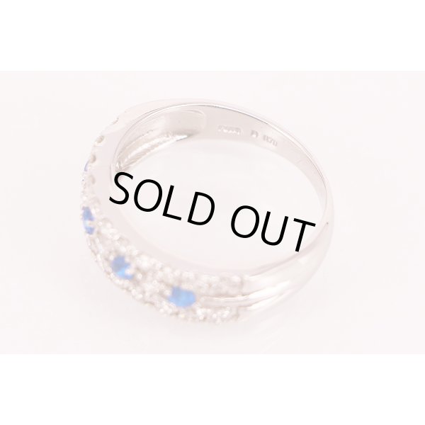 PT900 アウイナイトダイアイリリング 0.127ct 0.70ct 5.20g　刻印(1)