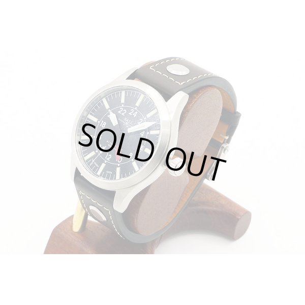 ボールウォッチ　アビエイターＧＭＴ　ＧＭ１０８６Ｃ　黒文字盤　サイド