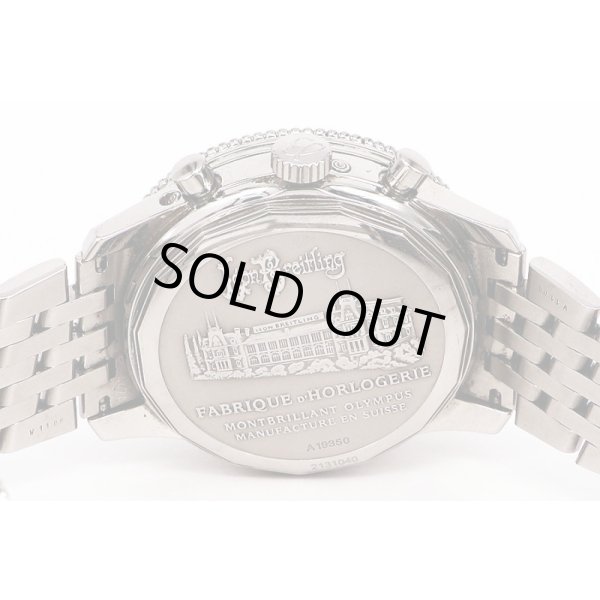 ブライトリング　モンブリラン　オリンパス　Ａ１９３５０　黒文字盤　裏面拡大