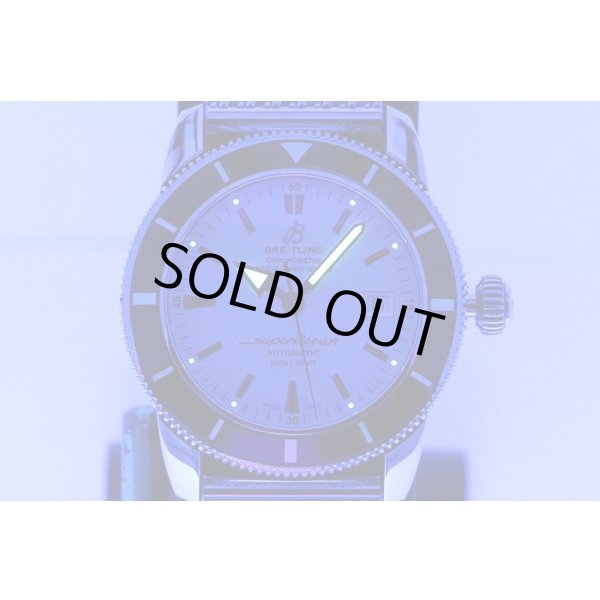 ブライトリング　スーパーオーシャン　ヘリテージ４２　Ａ１７３２１　銀文字盤　ライト