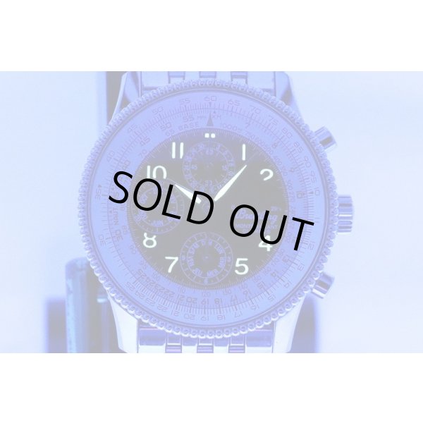 ブライトリング　モンブリラン　オリンパス　Ａ１９３５０　黒文字盤　ライト