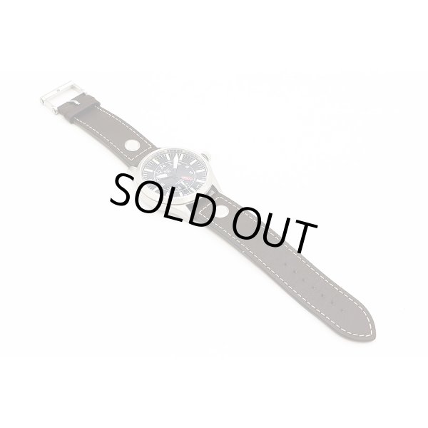 ボールウォッチ　アビエイターＧＭＴ　ＧＭ１０８６Ｃ　黒文字盤　革ベルト状態　表面