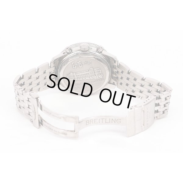 ブライトリング　モンブリラン　オリンパス　Ａ１９３５０　黒文字盤　ブレス